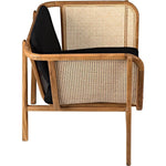 Balin Chair with Caning - LOOMLAN - Noir - Accent Chairs