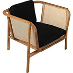 Balin Chair with Caning - LOOMLAN - Noir - Accent Chairs