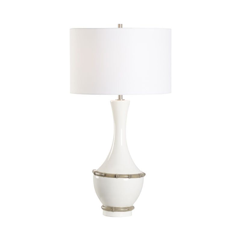 Bamboozled Glazed Ceramic Table Lamp - LOOMLAN - Wildwood - Table Lamps