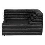 Bandera Top - Grain Leather Black Sectional Sofa - LOOMLAN - Modular Sofas