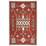 Bari Tribal Red Large Area Rugs For Living Room - LOOMLAN - LOOMLAN - Area Rugs