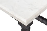 Barley White Banswara Marble Top Cocktail Table - LOOMLAN - Sarreid - Coffee Tables