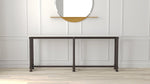 Barley White Banswara Marble Top Console Table - LOOMLAN - Sarreid - Console Tables