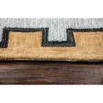 Barn Tribal Light Blue Large Area Rugs For Living Room - LOOMLAN - LOOMLAN - Area Rugs