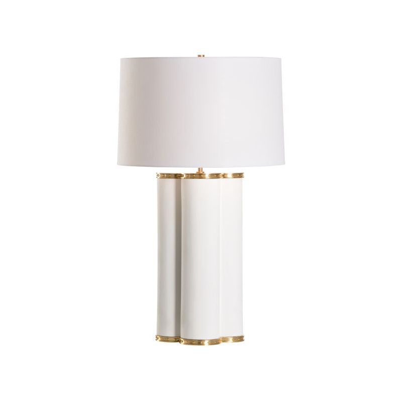 Bashford Clover - Shaped Gold Accents Table Lamp - LOOMLAN - Chelsea House - Table Lamps