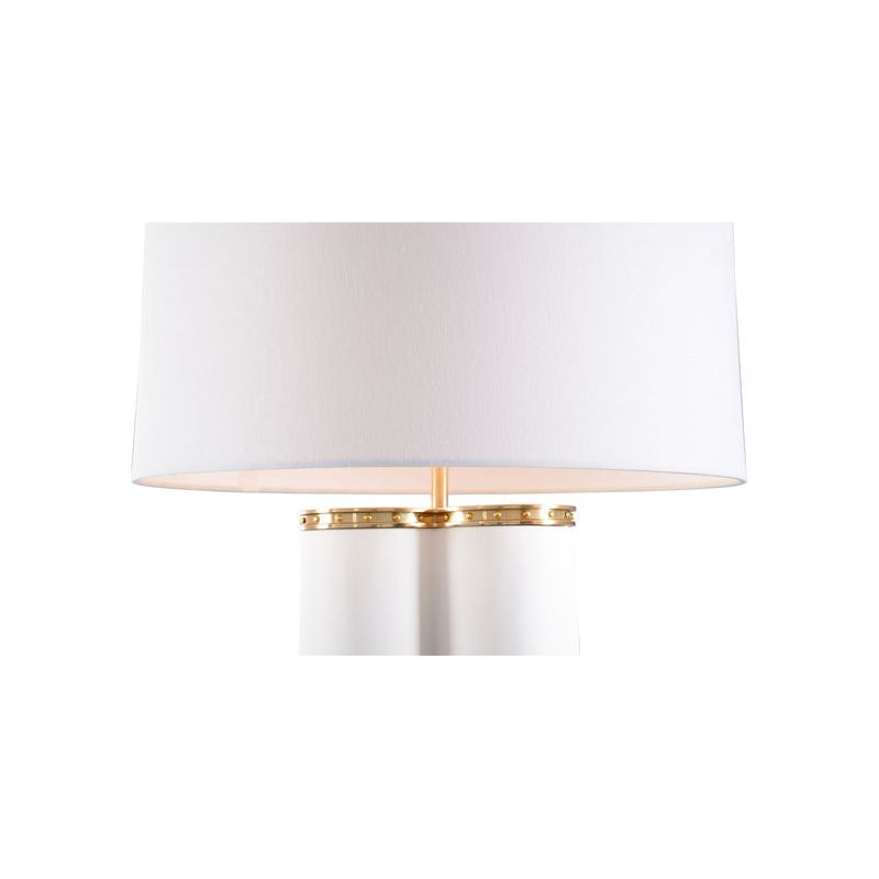 Bashford Clover - Shaped Gold Accents Table Lamp - LOOMLAN - Chelsea House - Table Lamps