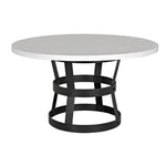 Basket Wooden Round Dining Table - LOOMLAN - CFC - Dining Tables