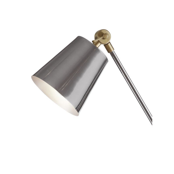 Seerve Metal Silver Floor Lamp
