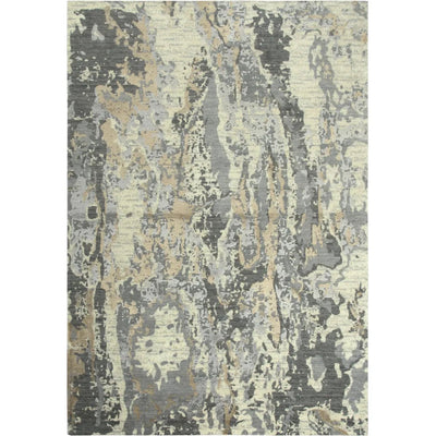 Batu Floral Gray Large Area Rugs For Living Room - LOOMLAN - LOOMLAN - Area Rugs