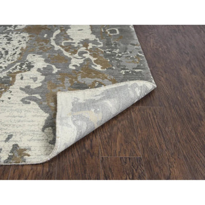 Batu Floral Gray Large Area Rugs For Living Room - LOOMLAN - LOOMLAN - Area Rugs