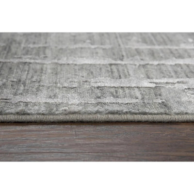 Baum Abstract Gray Large Area Rugs For Living Room - LOOMLAN - LOOMLAN - Area Rugs