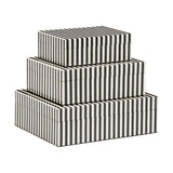 Baxter Wooden Black Box (Set of 3) - LOOMLAN - Wildwood - Boxes & Bowls