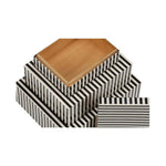 Baxter Wooden Black Box (Set of 3) - LOOMLAN - Wildwood - Boxes & Bowls