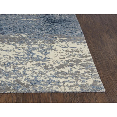 Baxy Abstract Blue Large Area Rugs For Living Room - LOOMLAN - LOOMLAN - Area Rugs