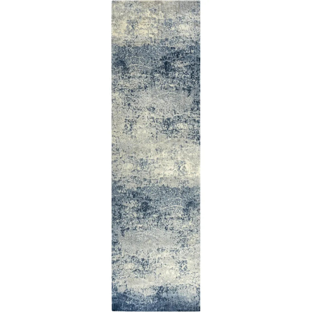 Baxy Abstract Blue Large Area Rugs For Living Room - LOOMLAN - LOOMLAN - Area Rugs