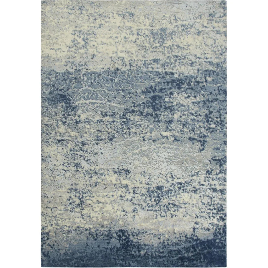 Baxy Abstract Blue Large Area Rugs For Living Room - LOOMLAN - LOOMLAN - Area Rugs