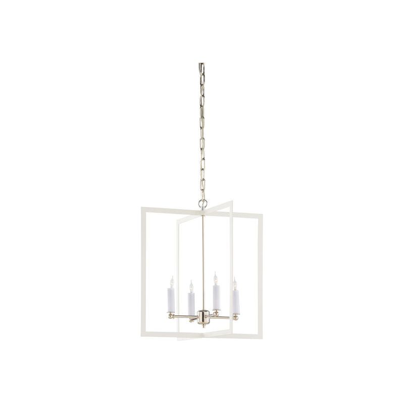 Bayberry Hanging Clean White Finish Chandelier - LOOMLAN - Wildwood - Chandeliers