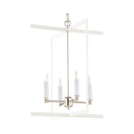 Bayberry Hanging Clean White Finish Chandelier - LOOMLAN - Wildwood - Chandeliers