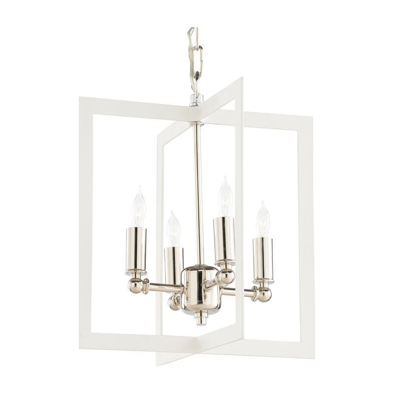 Bayberry Hanging Clean White Finish Chandelier - LOOMLAN - Wildwood - Chandeliers