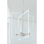 Bayberry Hanging Clean White Finish Chandelier - LOOMLAN - Wildwood - Chandeliers