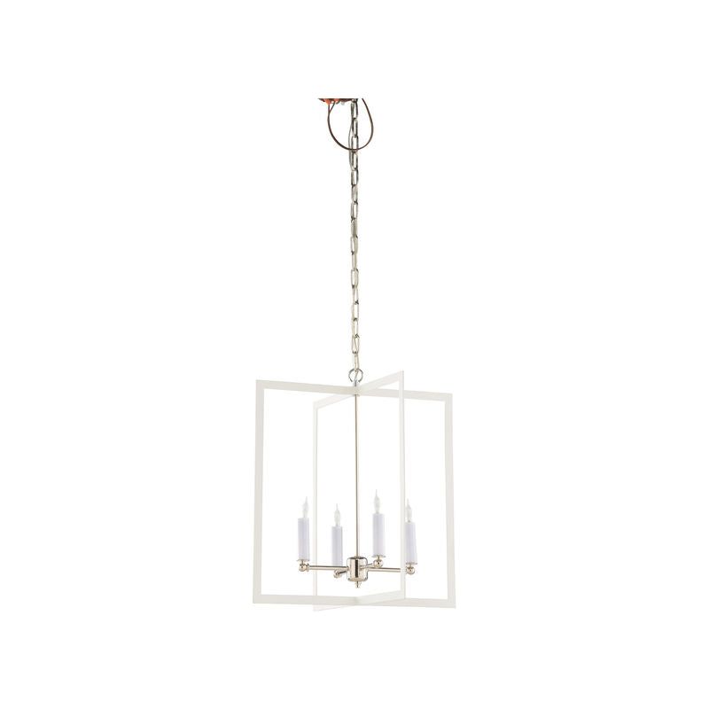 Bayberry Hanging Clean White Finish Chandelier - LOOMLAN - Wildwood - Chandeliers