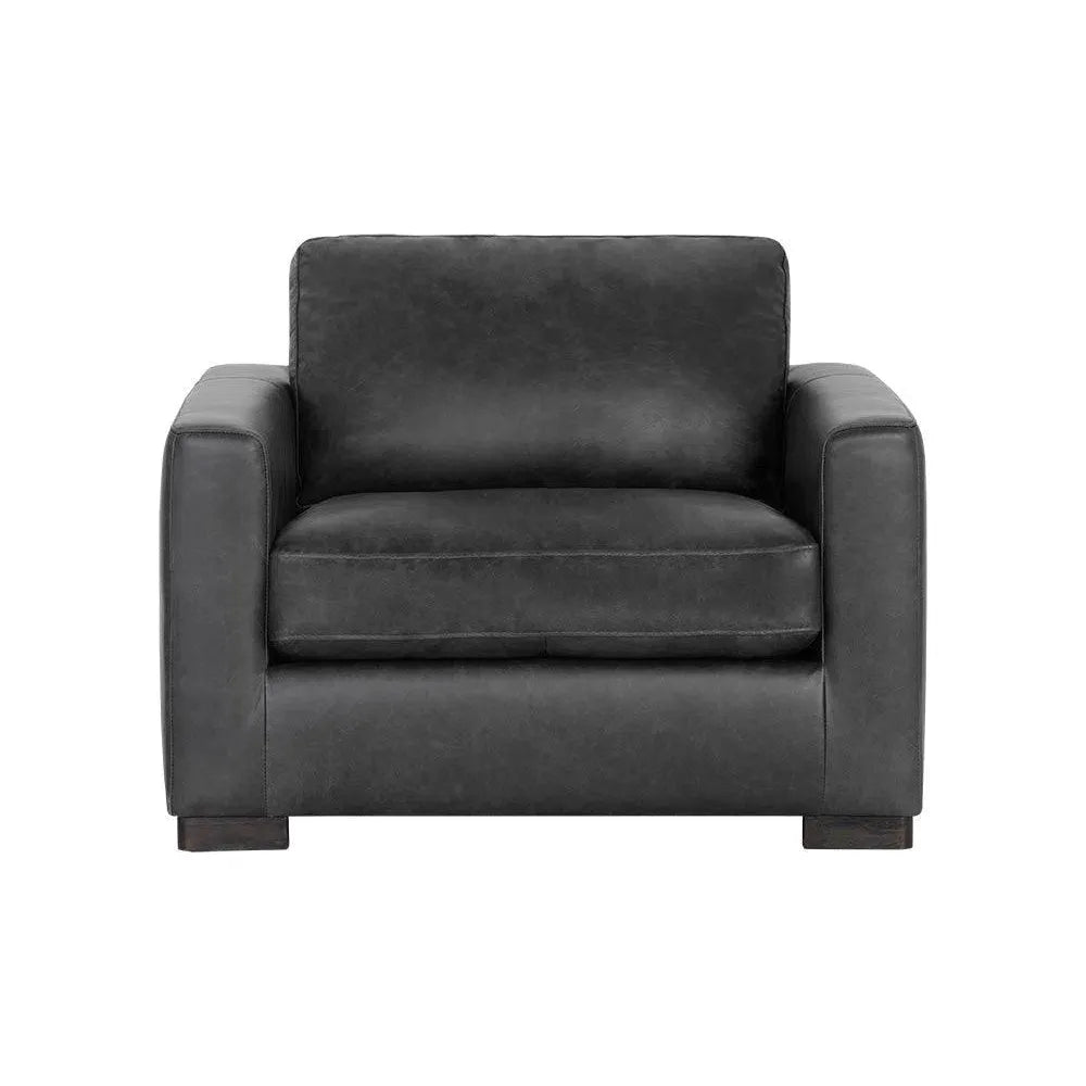 Baylor Leather Armchair - LOOMLAN - SUNPAN - Club Chairs