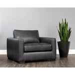 Baylor Leather Armchair - LOOMLAN - SUNPAN - Club Chairs