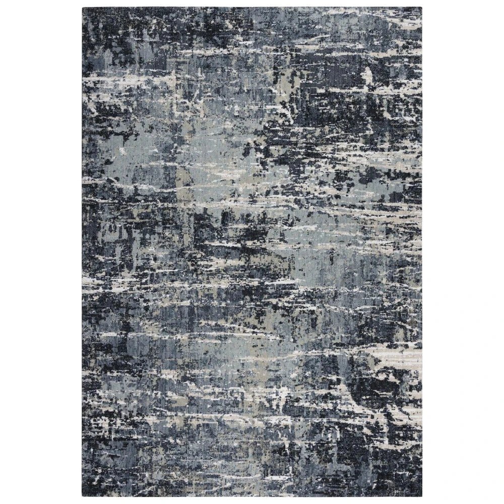 Bays Abstract Gray Large Area Rugs For Living Room - LOOMLAN - LOOMLAN - Area Rugs