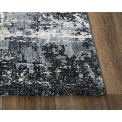 Bays Abstract Gray Large Area Rugs For Living Room - LOOMLAN - LOOMLAN - Area Rugs