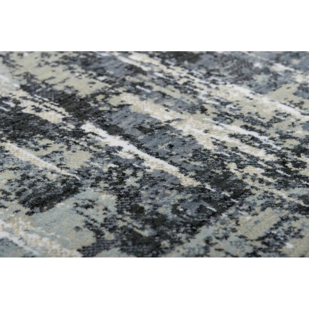 Bays Abstract Gray Large Area Rugs For Living Room - LOOMLAN - LOOMLAN - Area Rugs