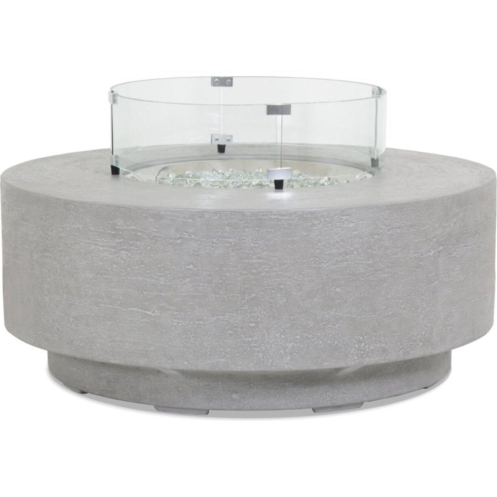 Bazaar Concrete Outdoor Fire Table - LOOMLAN - Sunset West - Outdoor Fire Tables