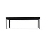 Bazza Durable Aluminum d Flat Armless Bench - LOOMLAN - Outdoor Benches