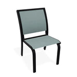 Bazza Marine Grade Polymer Sling Stacking Cafe Chair - LOOMLAN - Outdoor Accent Chairs