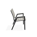 Bazza MGP Aluminum Stacking Bistro Chair - LOOMLAN - Outdoor Accent Chairs