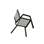 Bazza MGP Aluminum Stacking Bistro Chair - LOOMLAN - Outdoor Accent Chairs