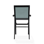 Bazza Stacking Bar Height MGP Armed Cafe Chair - LOOMLAN - Telescope - Outdoor Bar Stools