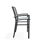 Bazza Stacking Bar Height MGP Armed Cafe Chair - LOOMLAN - Telescope - Outdoor Bar Stools