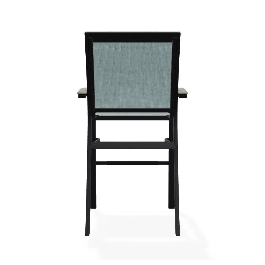 Bazza Stacking Bar Height MGP Armed Cafe Chair - LOOMLAN - Telescope - Outdoor Bar Stools