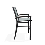 Bazza Stacking Bar Height MGP Armed Cafe Chair - LOOMLAN - Telescope - Outdoor Bar Stools