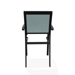 Bazza Stacking Bar Height MGP Armed Cafe Chair - LOOMLAN - Telescope - Outdoor Bar Stools