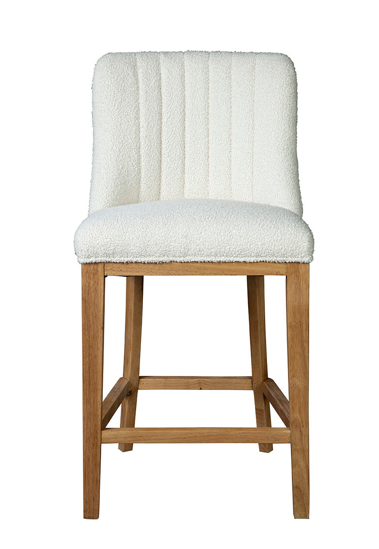 Adell Linen Upholstered Counter Stool