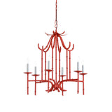 Bamboo Iron Made With Chain Suspension Chandelier