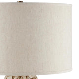 Sugar Cube Ivory Table Lamp