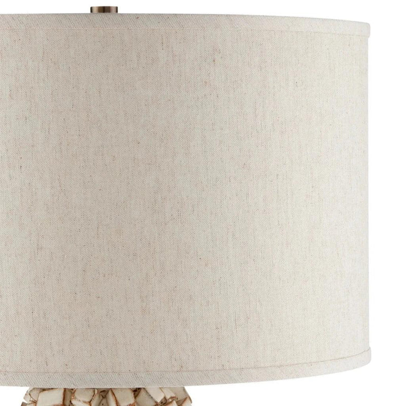 Sugar Cube Ivory Table Lamp