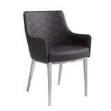 Chase Leather Upholstered Dining Armchair