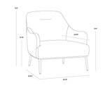 Cameron Fabric Upholstered Lounge Chair