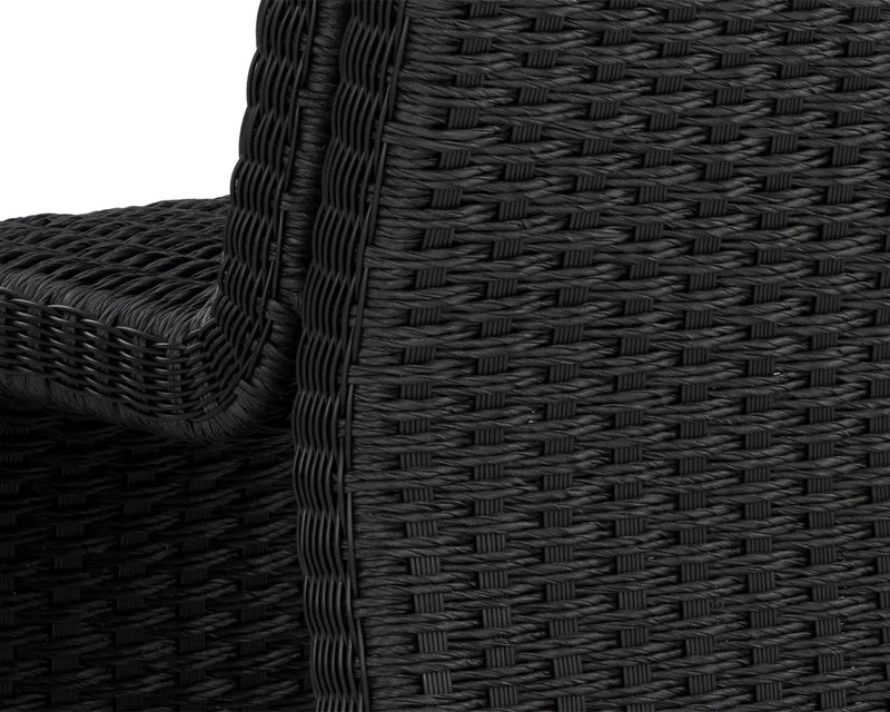 Edessa Rattan Outdoor Armless Dining Chair