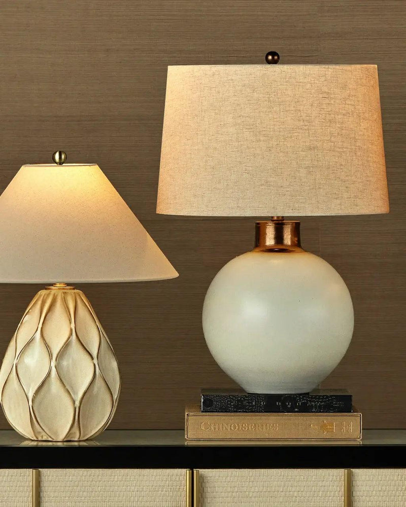 Olano Porcelain White Table Lamp