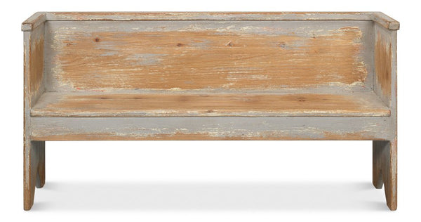 Beach House Wooden Bedroom Bench - LOOMLAN - Sarreid - Bedroom Benches