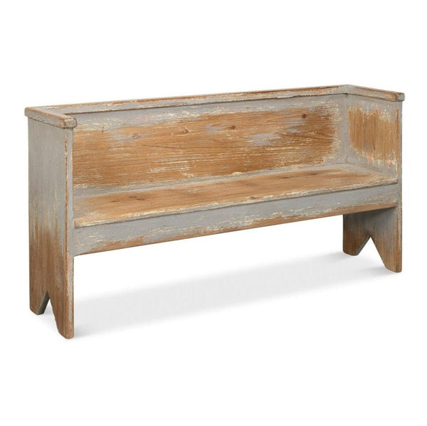 Beach House Wooden Bedroom Bench - LOOMLAN - Sarreid - Bedroom Benches